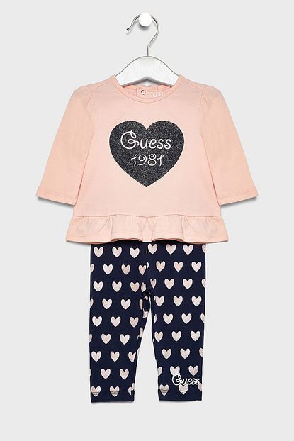 Guess Kiz Bebek Renkli Bebek Body Zibin A93g17k82k0 Trendyol