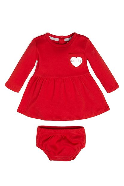 Guess Kiz Bebek Kirmizi Elbise A94k15k83s0 Trendyol