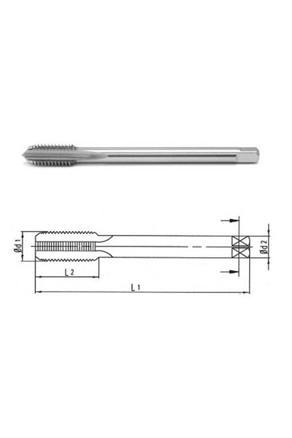 ince dis makina kilavuzu mte m10x1 25 hss e din374 c
