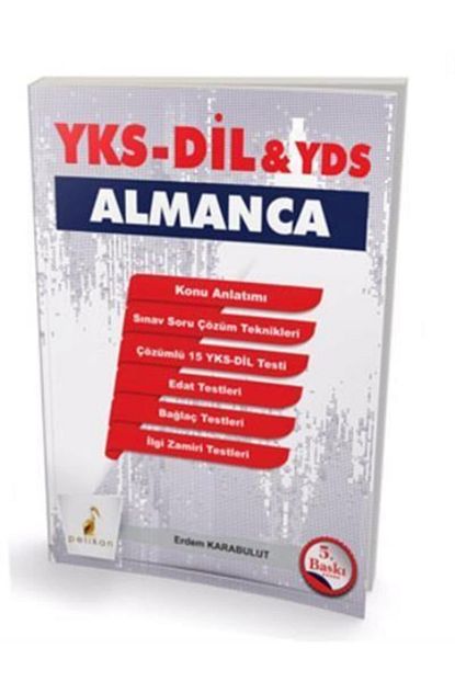 Pelikan Yayincilik Pelikan Yks Dil Yds Almanca Trendyol