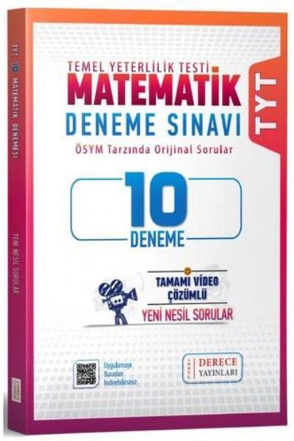 Derece Yayinlari Sonuc Derece Tyt Matematik 10 Lu Deneme Yeni Trendyol