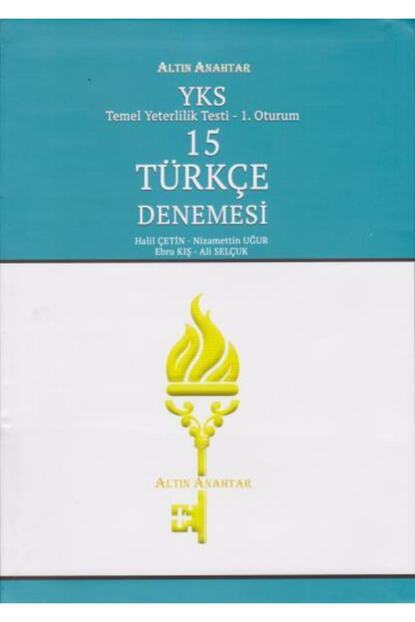 Altin Anahtar Yayinlari Altin Anahtar Yks Tyt 15 Turkce Denemesi 1 Oturum Trendyol