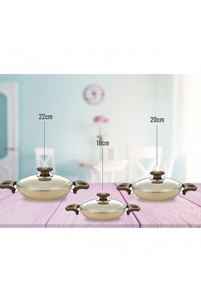Gulsan Safran Granit 6 Parca Sahan Seti Sfrg104 Trendyol