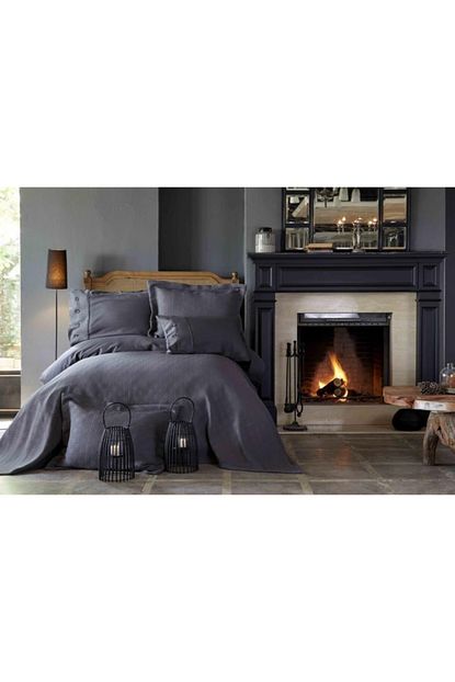 Karaca Home Infinity Geo Antrasit Cift Kisilik Yatak Ortusu Set Trendyol