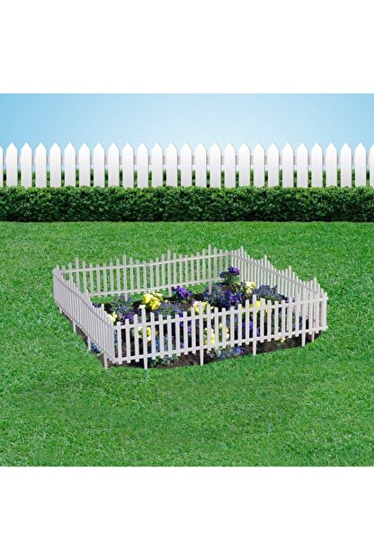 Fullreyon Dekoratif Plastik Cit Bahce Citi Peyzaj Koruma 16 Li 9 44 M Beyaz Trendyol