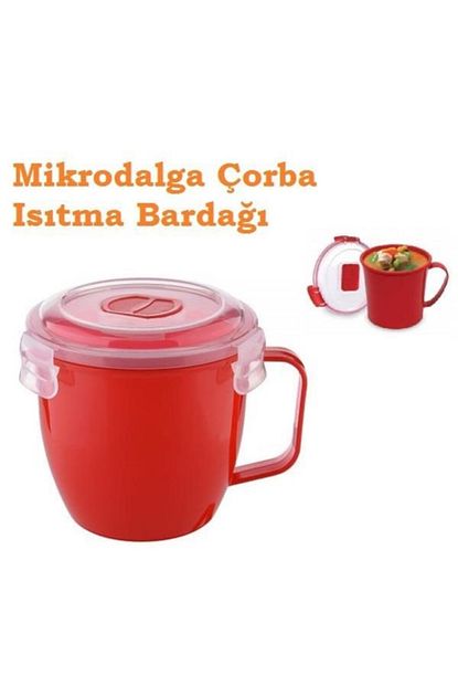 Rennway Mikrodalga Firin Ici Corba Isitmak Icin Kapakli Isitma Kabi Trendyol