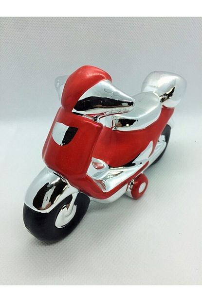 Encesitli Seramik Kirmizi Scooter Motor 10 11 Cm Trendyol
