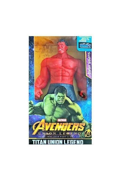 Avengers Hulk Kirmizi Dev Adam Oyuncak Karakter Figur Sesli Isikli 30 Cm Trendyol