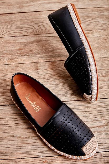 Bambi Siyah Kadin Espadril L07021419 Trendyol