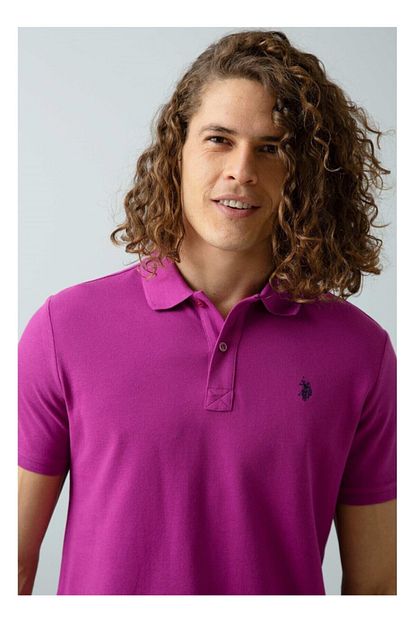 U S Polo Assn Erkek Menekse Polo Yaka T Shirt Trendyol