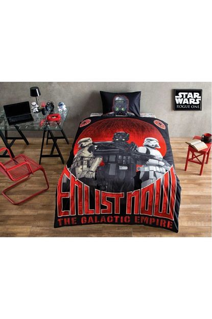 Tac Lisansli Tek Kisilik Nevresim Takimi Gece Isiltili Star Wars Glow Trendyol