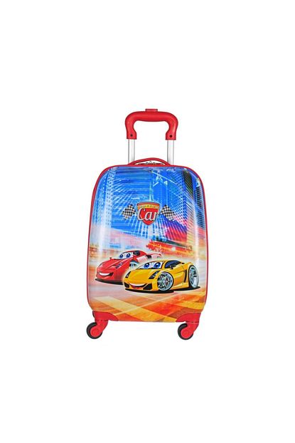 Nk Vlz 2303 Lacivert Kirmizi Erkek Kabin Boy Valiz Trendyol
