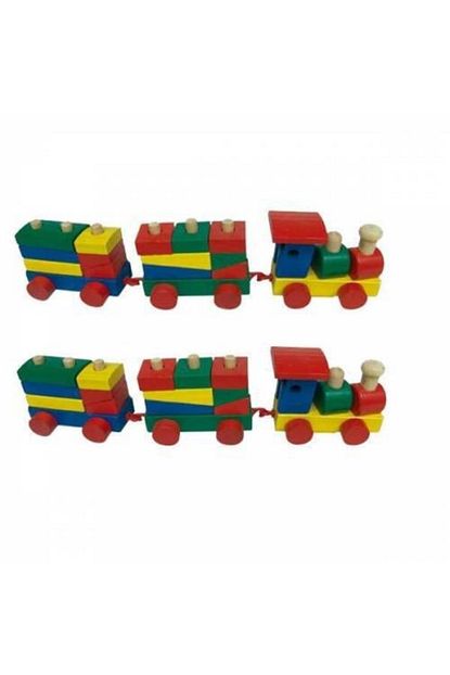 Hamaha Bebek Ahsap Oyuncak Egitici Geometrik Tren Egitici Oyuncak Trendyol