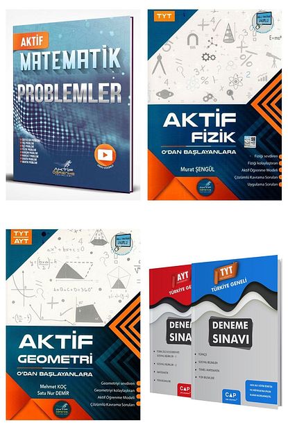 Aktif Ogrenme Yayinlari Aktif Problemler Tyt Fizik Tyt Ayt Geometri 0 Dan Baslayanlar Trendyol