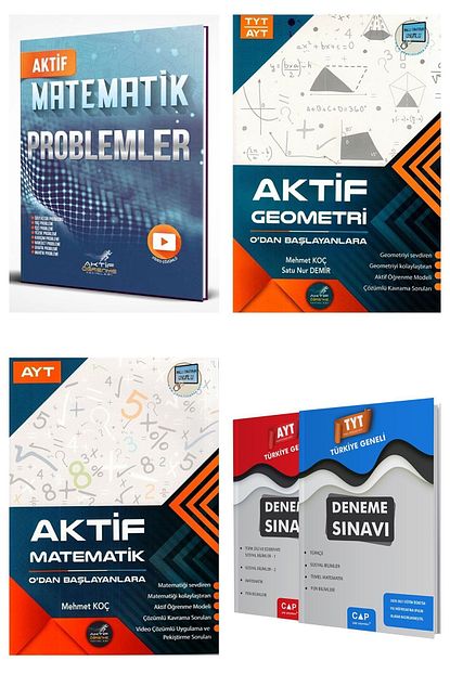 Aktif Ogrenme Yayinlari Problemler Tyt Ayt Geometri Ayt Matematik 0 Dan Baslayanlara Trendyol