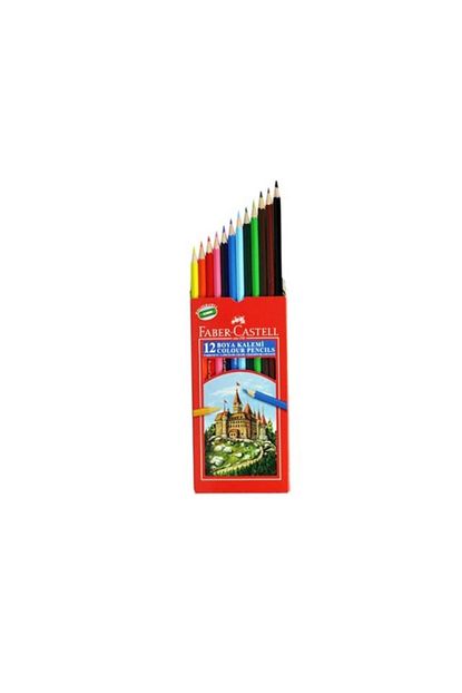 Faber Castell 12 Renk Tam Boy Karton Kutu Boya Kalemi Trendyol