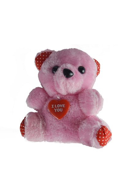 Toptan Hediyeci I Love You Rozetli Pelus Ayicik Trendyol