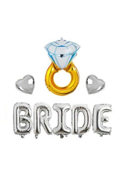 Partisus Bride Harf Yuzuk Balon Seti 1 Metre Trendyol