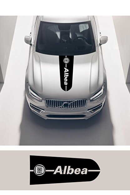 Oto Sticker Fiat Albea On Kaput Trendyol