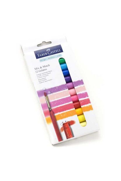 Faber Castell Faber Castell Mum Pastel Boya Gelato Karisik Renkler 12 Renk 5180121812 Trendyol