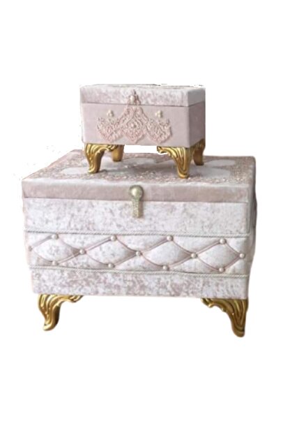 Sonem Ceyiz Soz Nisan Bohca Gelin Dugun Ceyiz Sandik 2li 0318p Trendyol