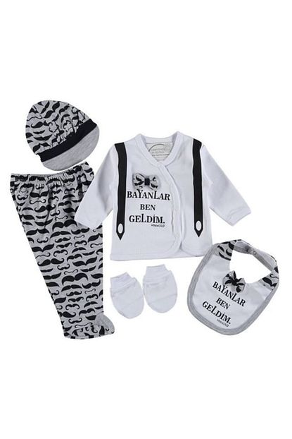 Babexi Erkek Bebek Bayanlar Ben Geldim 5 Li Zibin Takimi Trendyol