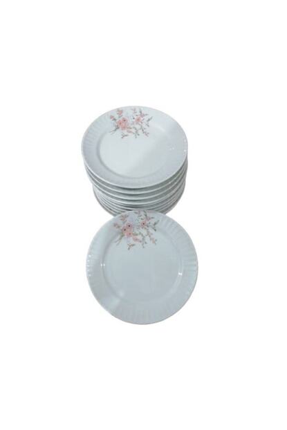 Gural Porselen 1208 Cicekli Servis Tabagi 25 Cm 12 Adet Trendyol
