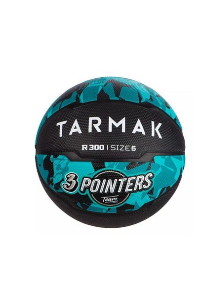 Tarmak Siyah Turkuaz 6 Numara Basketbol Topu R300 Trendyol