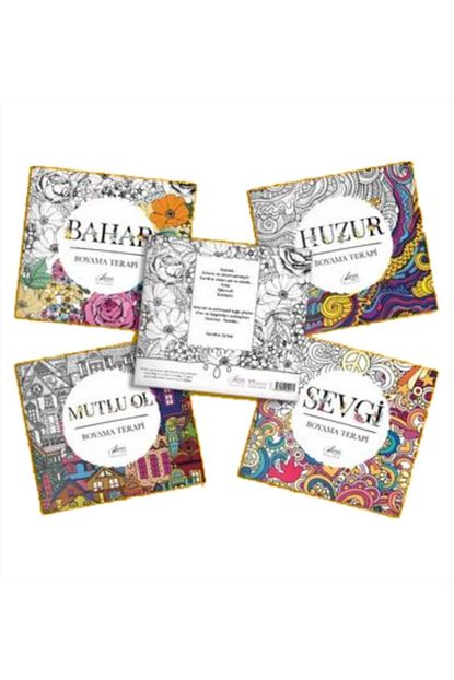 Lilamor Mandala Yetiskinler Icin Boyama Kitabi 4 Lu Set Trendyol