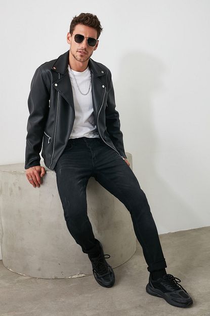 Trendyol Man Siyah Erkek Skinny Jeans Tmnaw20je0405 Trendyol