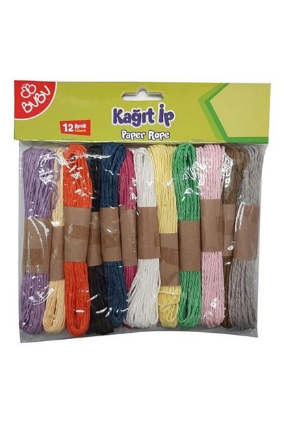 Bubu Renkli Kagit Ip 12 Li Trendyol