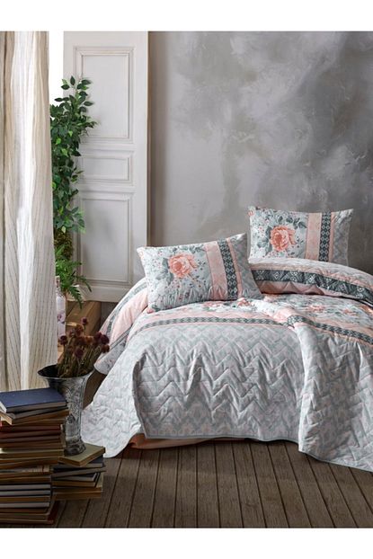 Cotton Box Ranforce Cift Kisilik Lily Pembe Yatak Ortusu Trendyol