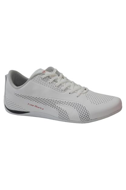 Free Marka Erkek Beyaz Anatomik Gunluk Spor Ayakkabi 6040 Trendyol