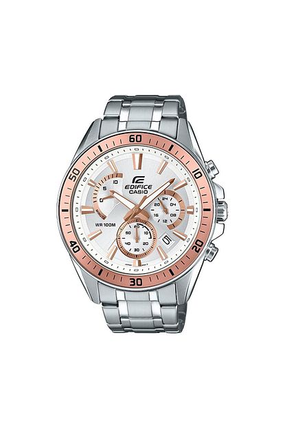 Casio Erkek Kol Saati Efr 552d 7avdf Celik Beyaz Trendyol