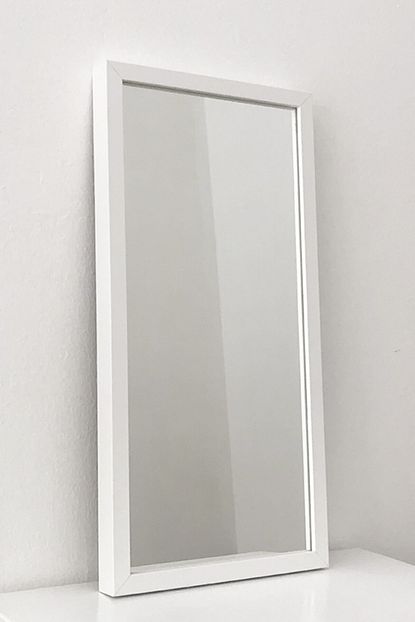 Fekare Dekoratif Beyaz Cerceveli Ayna 52x25 Cm Trendyol