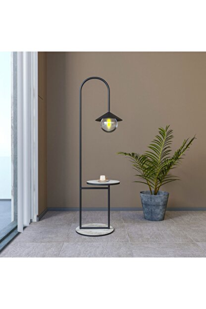 Cosargroup Dekoratif Metal Ayakli Lambader Sehpali Lambader Masa Lambasi Trendyol