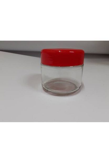 Pasabahce Cam Plastik Derin Kapakli 12 Adet 300 Cc Cam Magnolia Kavanozu Kirmizi Plastik Kapakli Trendyol