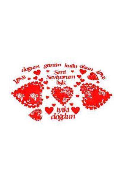 Bombastic 25 Parca Romantik Dogum Gunu Masa Suslemesi Kece Seti Trendyol