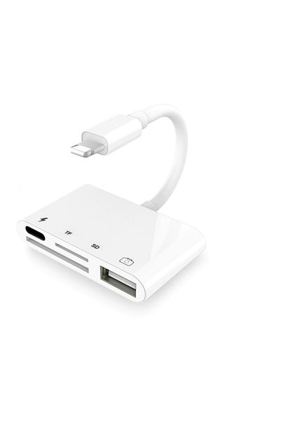 Alfais 4333 Apple Lightning To Usb Type C 3 1 Micro Sd Tf Kart Okuyucu Cevirici Donusturucu Adaptor Trendyol