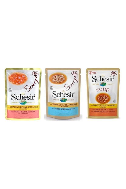 Schesir 3 Cesit Kedi Corbasi 85 Gr X 3 Adet Trendyol