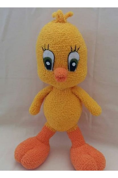 Oyuncakpark Sevimli Tweety Amigurumi Organik Oyuncak Trendyol