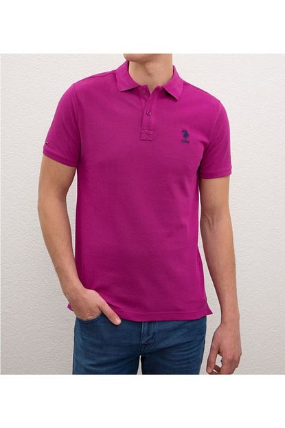 U S Polo Assn Erkek Menekse Polo Yaka T Shirt Trendyol