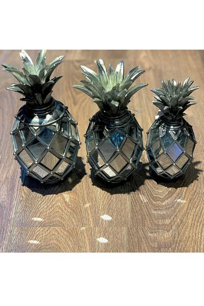 Selen Gumus 3 Lu Aynali Ananas Dekor Sus Trendyol
