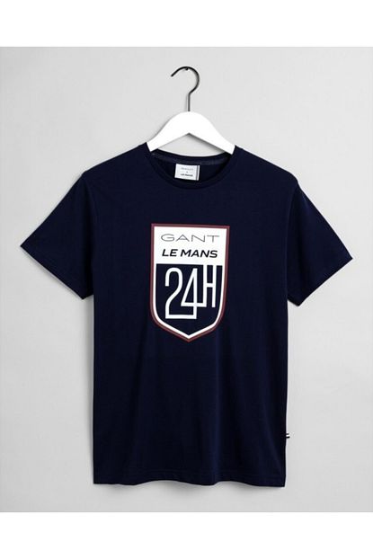 Gant Erkek Lacivert Regular Fit T Shirt Trendyol