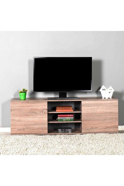 Adore Mobilya Adore Flat Line Max Iki Kapakli Uc Bolmeli Tv Sehpasi Tvc 520 Ll 1 Latte Trendyol