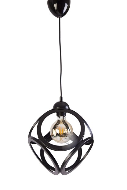 Mama Camilla Sarkit Avize Metal Modern Salon Spor Tekli Kalekup Siyah Trendyol