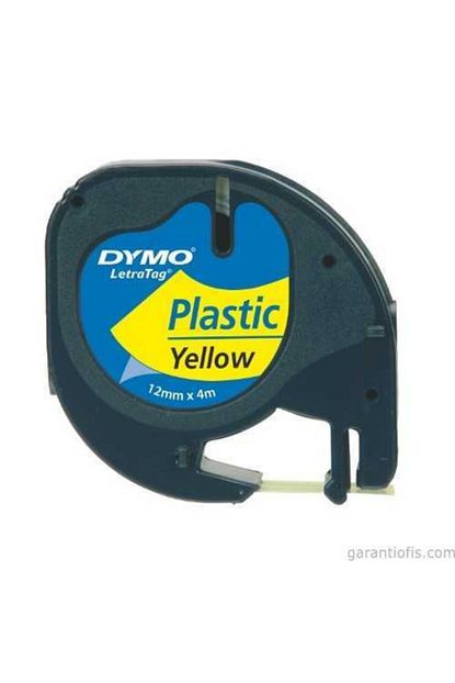 Dymo Letratag Plastik Sari Serit 59423 12mm X 4 Metre Trendyol