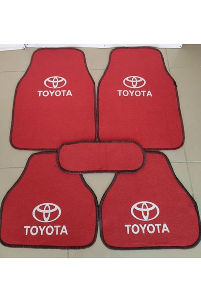 Auto Aksesuar Toyota Kirmizi Hali Paspas 5parca Trendyol