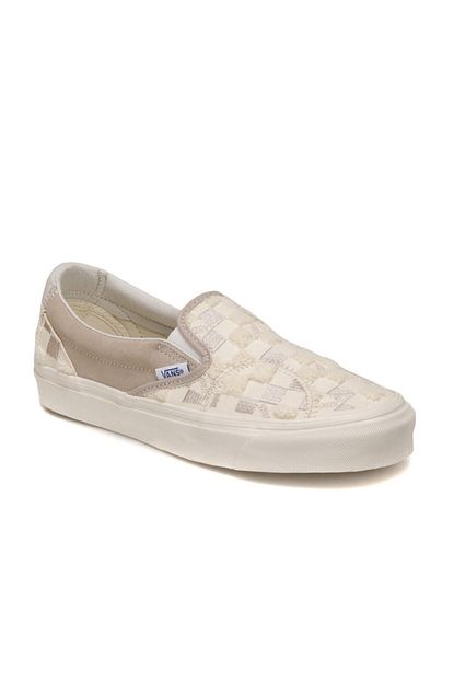Vans Erkek Beyaz Slip On Ayakkabi Trendyol