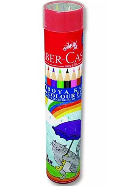 Faber Castell 116512 12 Renk Metal Tup Kuruboya Trendyol